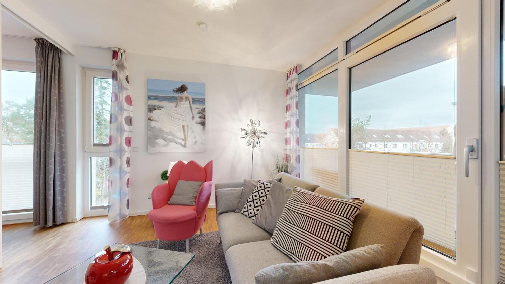 Duenenresort In Binz, Strandnahe Und Moderne Fewos Mit Balkon, Teilweise Mit Meerblick, Екстер'єр фото