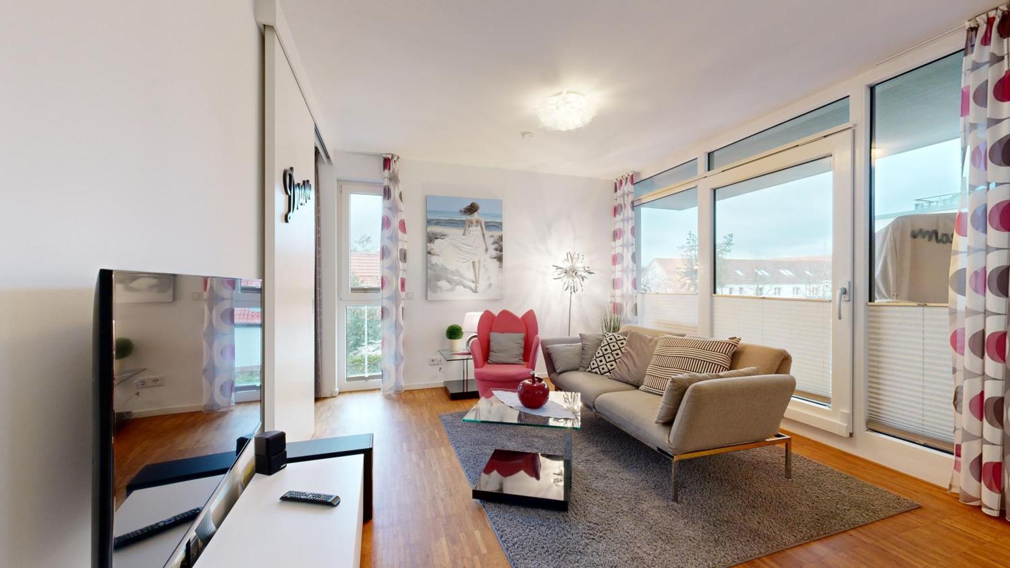 Duenenresort In Binz, Strandnahe Und Moderne Fewos Mit Balkon, Teilweise Mit Meerblick, Екстер'єр фото